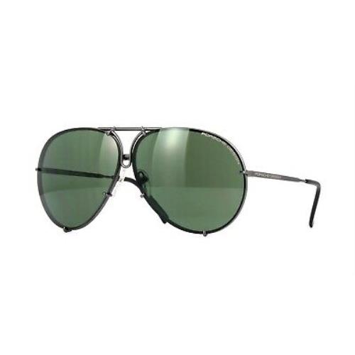 Porsche Design P8478 Matte Grey/green + Brown Semi-mirrored C Sunglasses