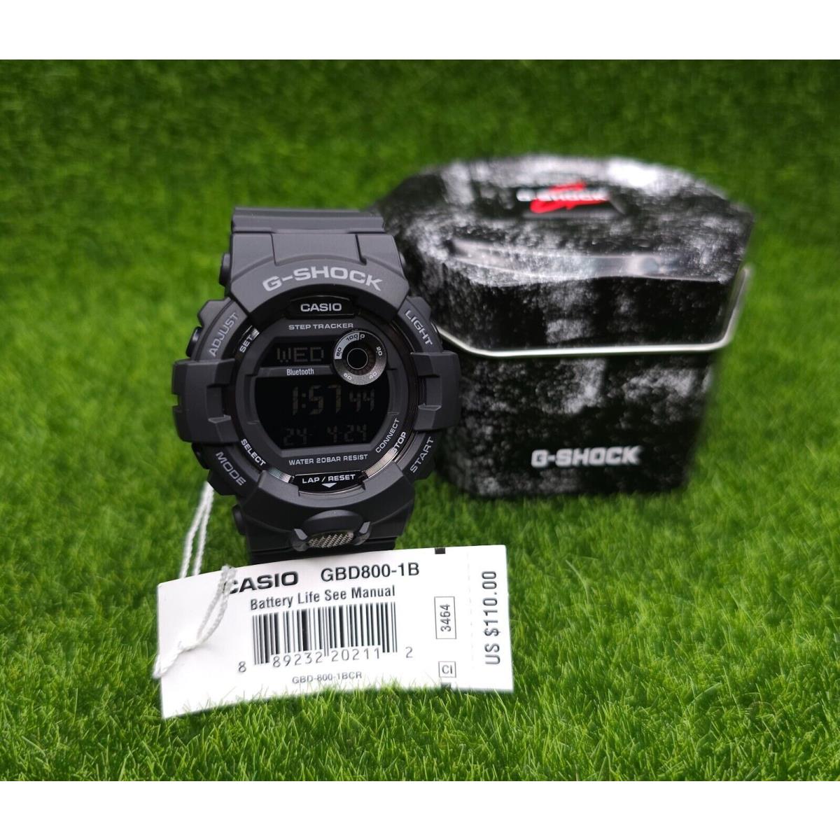 Casio Men`s G-shock Move Bluetooth Outdoor Digital Watch Black - GBD800-1B