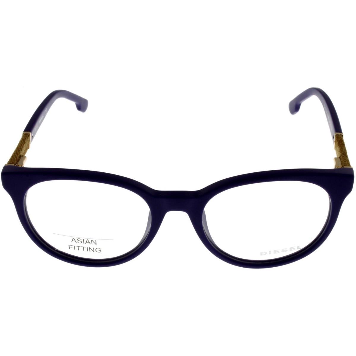 Diesel Unisex Blue Yellow Eyeglasses Frame Round DL5156 082