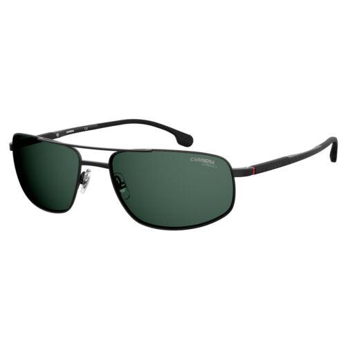 Carrera 8036/S 0003/QT Matte Black/green Sunglasses