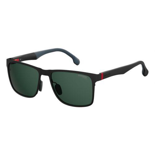 Carrera 8026/S 0003/QT Matte Black/green Sunglasses