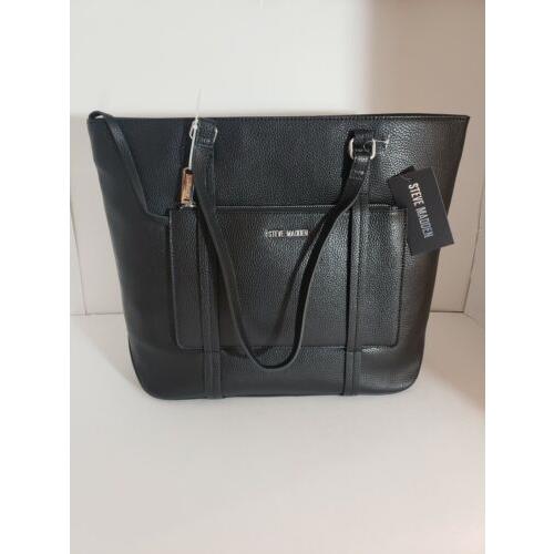 Black Steve Madden Tote with Mini Accessory Bag