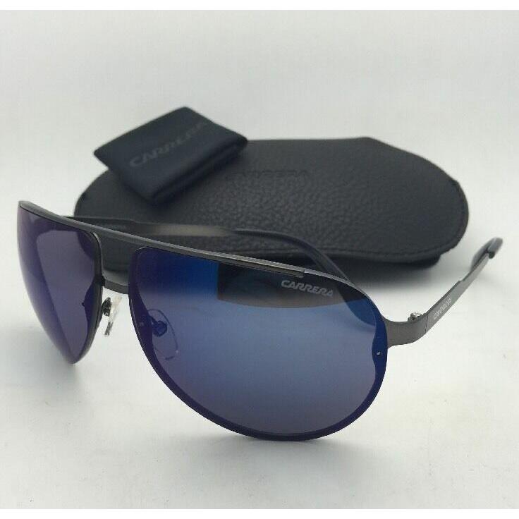 Sunglasses Carrera 102/S R80XT 65-11 Dark Ruthenium Frame Blue Mirror Lenses