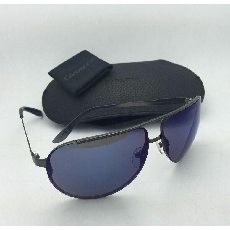 Sunglasses Carrera 102/S R80XT 65-11 Dark Ruthenium Frame Blue Mirror ...