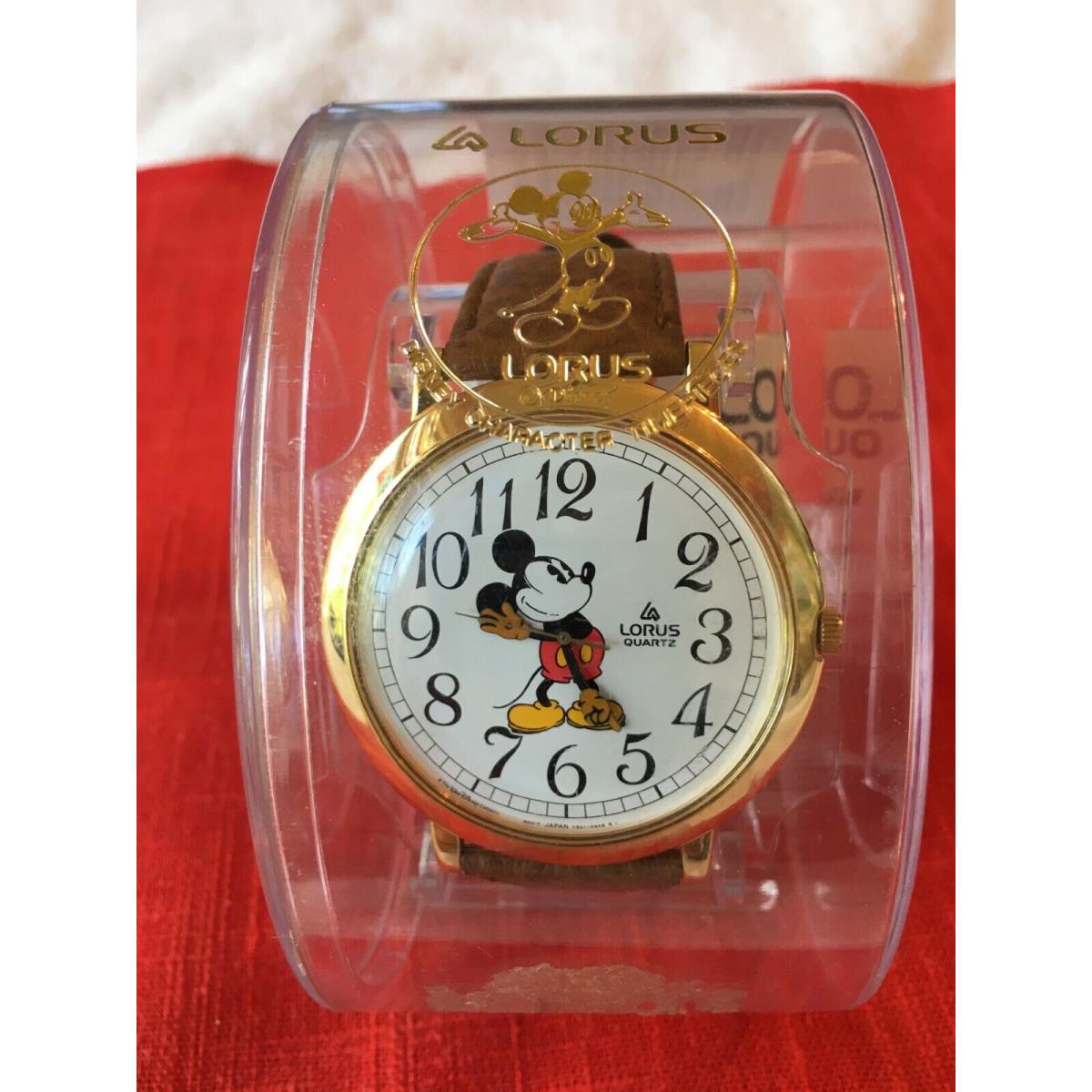 Disney Lorus Mickey Mouse Wristwatch in Plastic Case