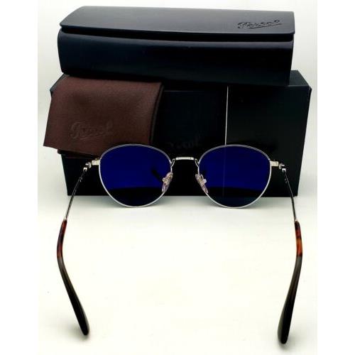 Persol sunglasses  - Silver , Silver Frame, Blue Lens