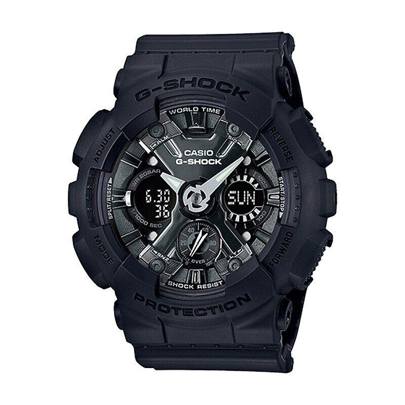 Casio G-shock GMAS120MF-1A Mens Black Resin Watch 200M / 4 Daily Alarm