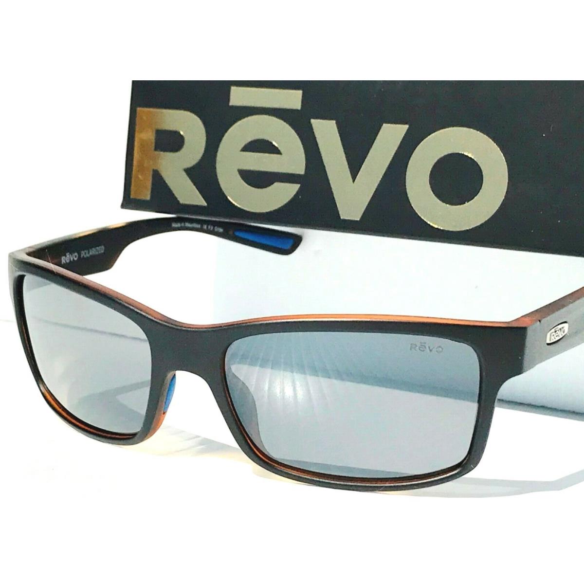 Revo Crawler Matte Black Tortoise Polarized Grey Lens Sunglass 1027 01 GY