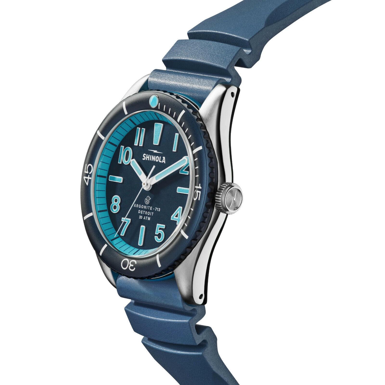 Shinola watch  - Blue Band 0