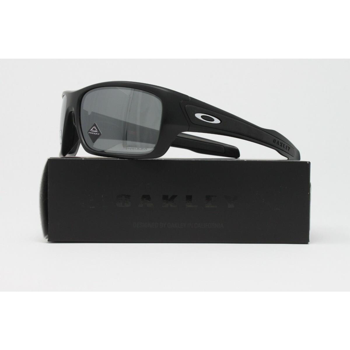 Oakley Sunglasses Turbine OO9263 4263 Matte Black 65mm Prizm Black Iridium Lens - Frame: Black, Lens: Black