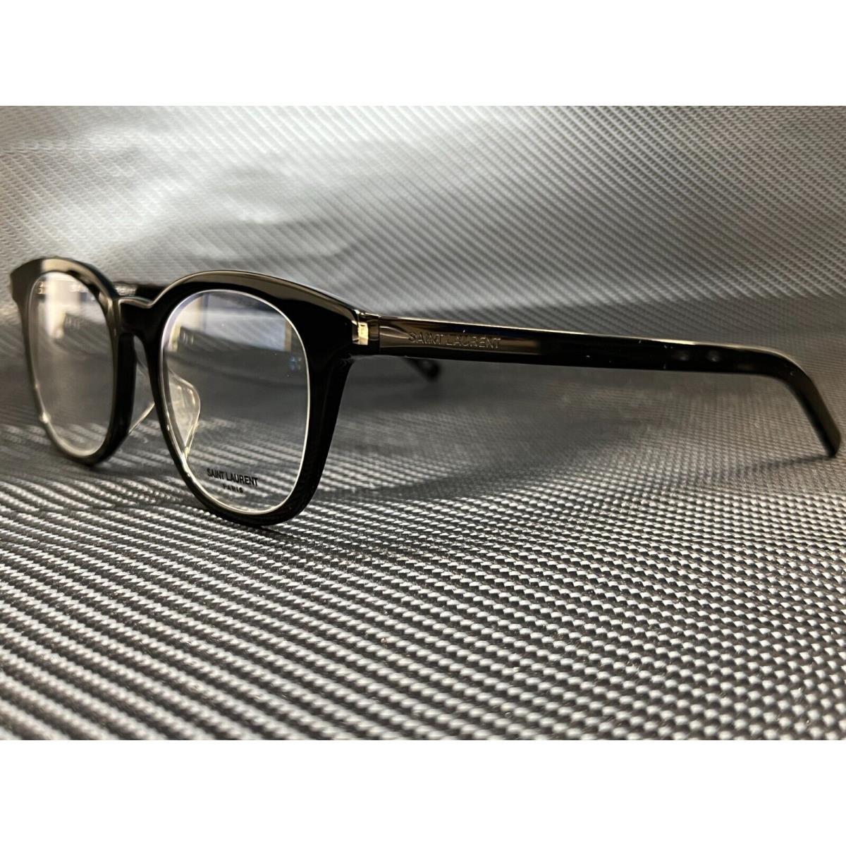 Saint Laurent SL 289/F Slim 001 Black Women`s Eyeglasses Frame 50-19