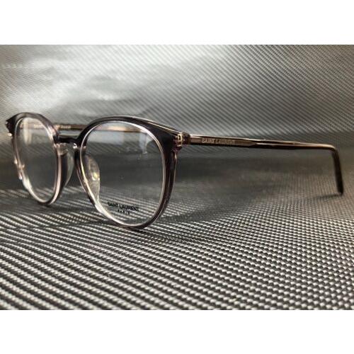 Saint Laurent SL 238/F 004 Grey Unisex Eyeglasses Frame 52mm B7