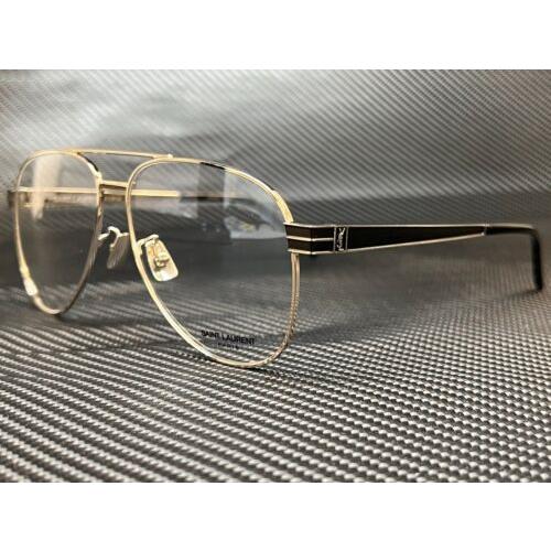 Saint Laurent SL M54 002 Silver Unisex Eyeglasses Frame 56 mm