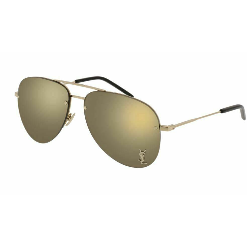 Saint Laurent Ysl Classic 11 M 004 Gold Bronze 59 mm Men`s / Women`s Sunglasses