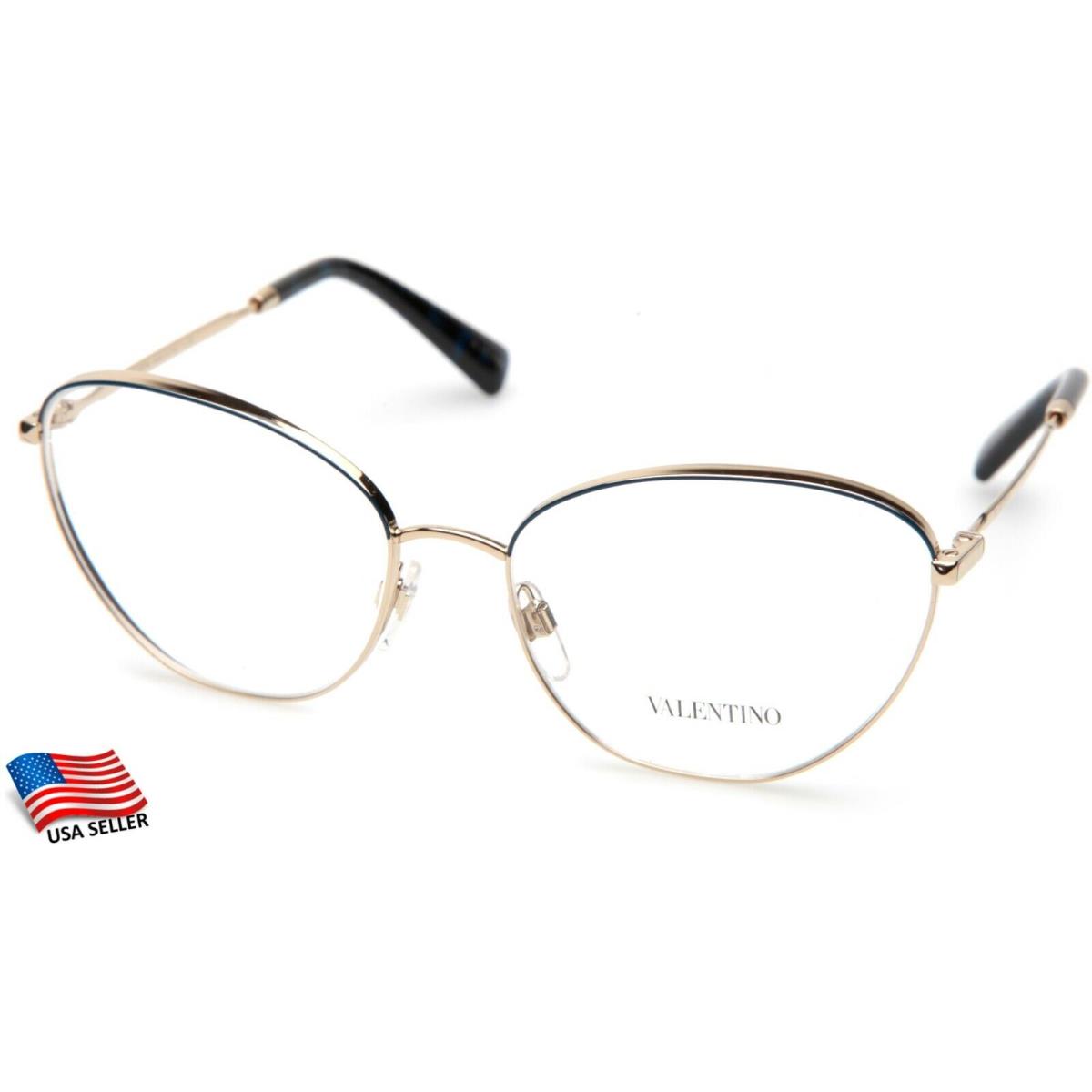 Valentino VA1010 3034 Gold Eyeglasses Frame 57-17-140mm B44mm Italy