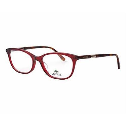 Lacoste L 2830 604 Burgundy Eyeglasses 54mm with Case