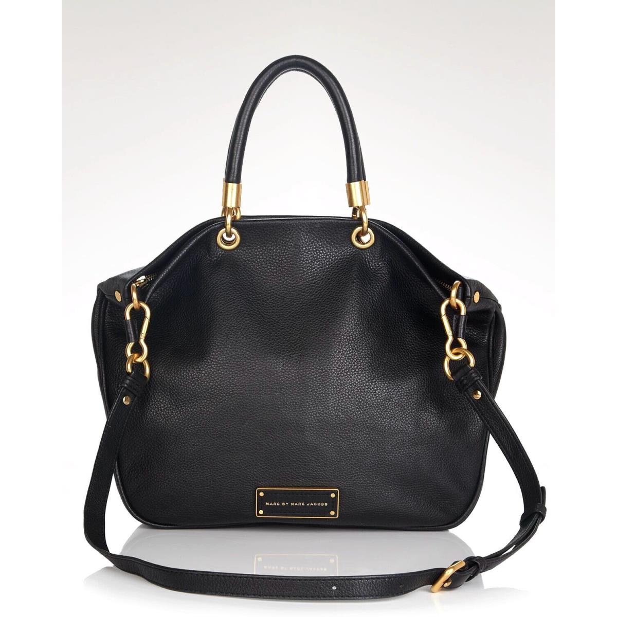 Marc by Marc Jacobs Too Hot to Handle Leather Shopper Shoulder Bag Black