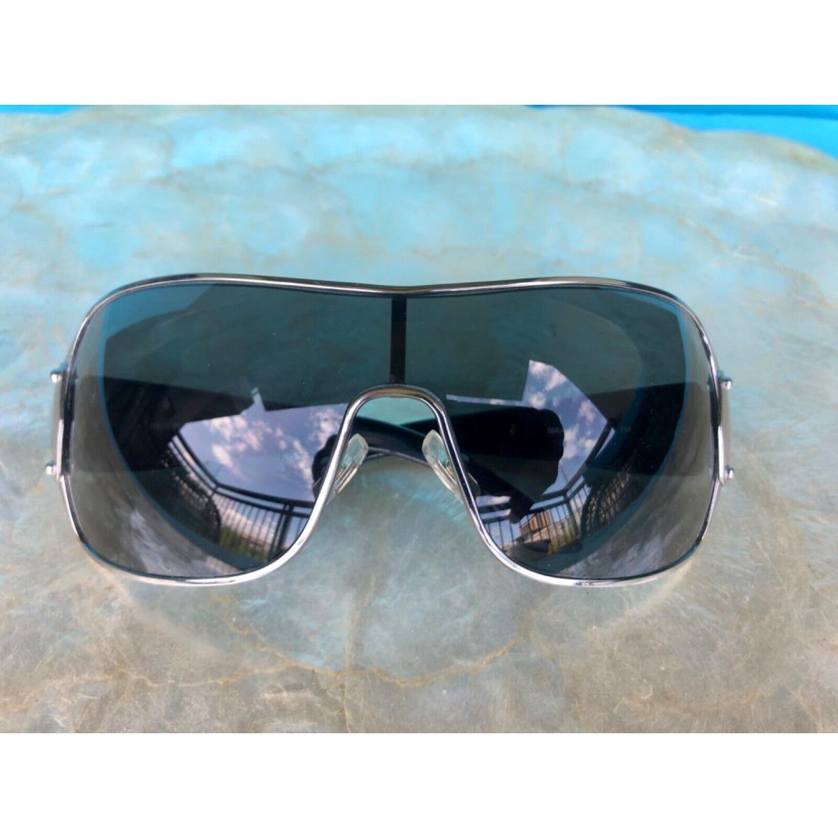 Miu Miu sunglasses  - SILVER with BLACK ARMS Frame 5