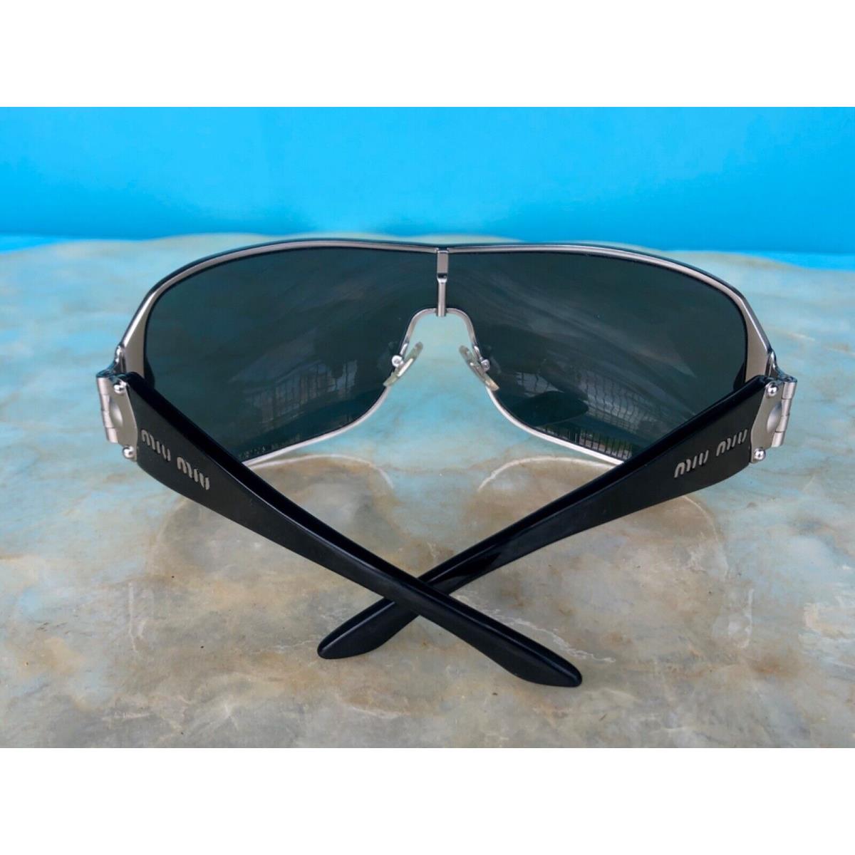 Miu Miu sunglasses  - SILVER with BLACK ARMS Frame 7