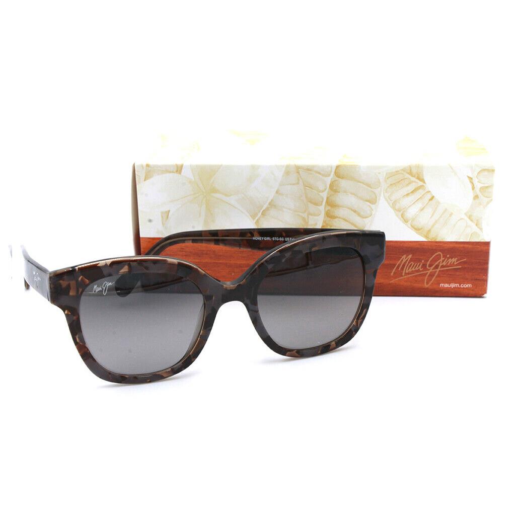 Maui Jim Honey Girl GS751-27A Dove Grey Sunglasses Polarized Neutral Gray Lenses