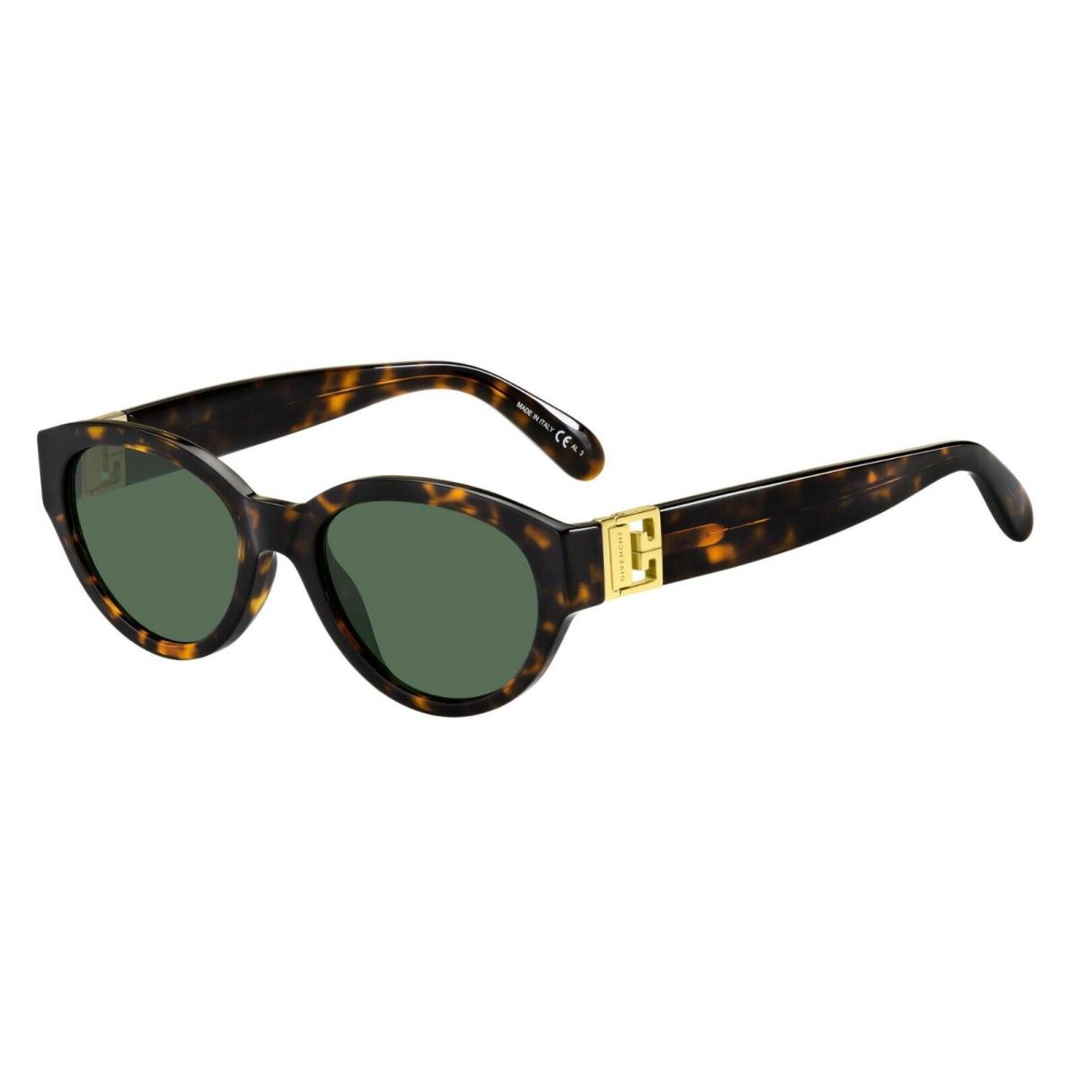 Givenchy GV 7143/S Dark Havana/green 086/QT Sunglasses