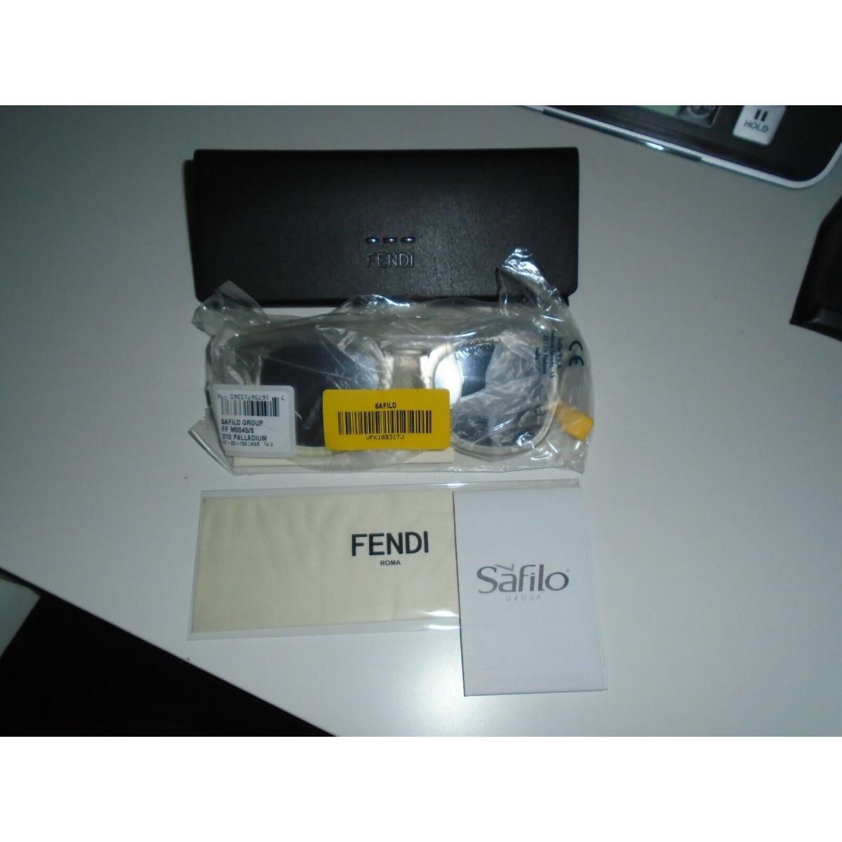 Mens Fendi M0045 Sunglasses Palladium/yellow