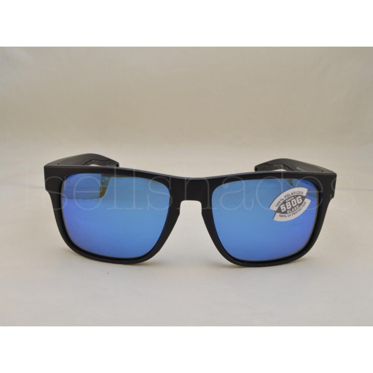 Costa Del Mar Spearo Spo 01 Obmglp Blackout with Blue Mirror Lens