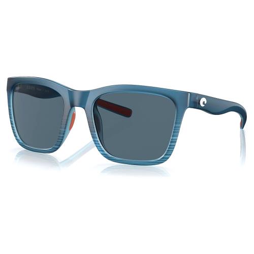 Costa Del Mar Panga Sunglasses Freedom Series Matte Blue Fade / 580P Gray - Frame: Freedom Series - Matte Blue Fade, Lens: 580P Gray