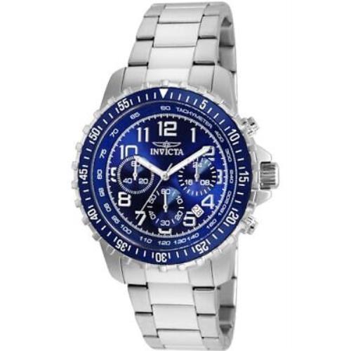 Invicta Men`s II Swiss-quartz Watch with Stainless Steel Strap Silver 22 - Silver