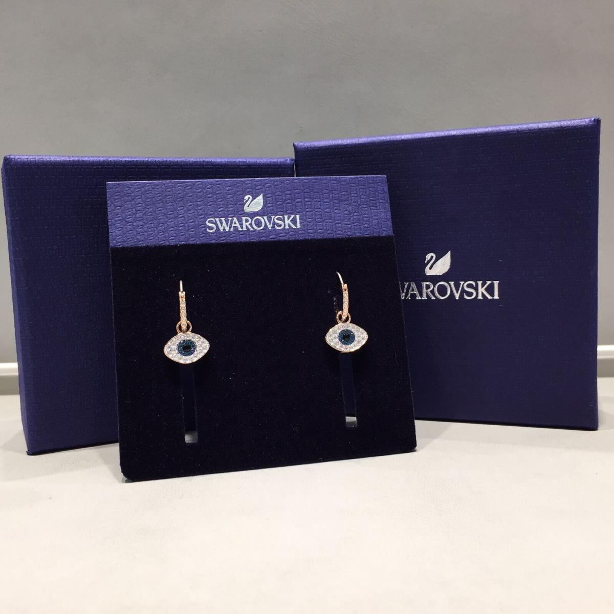 Swarovski 5425857 Swarovski Symbolic Female Rose Gold-tone Plated Hoop Earrings