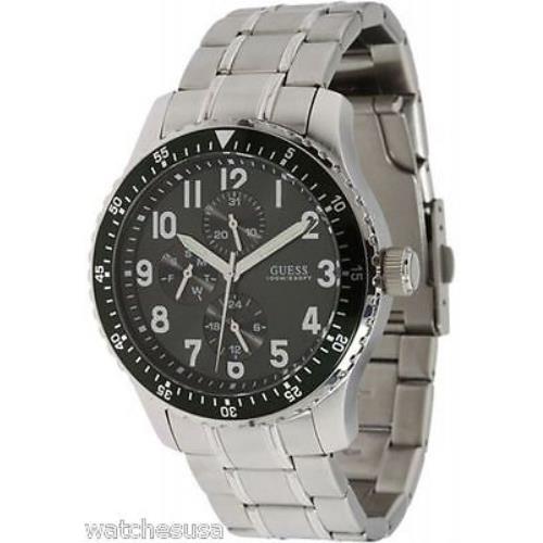 Guess Men`s Geared For Adventure Green Dial Multi-function Watch U13604G2