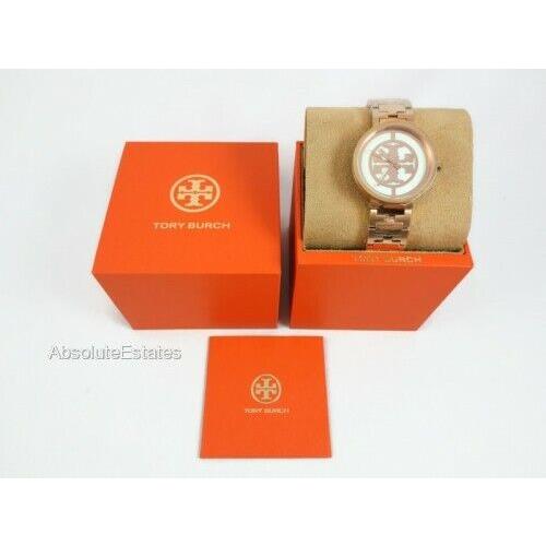 tory burch watch rose gold