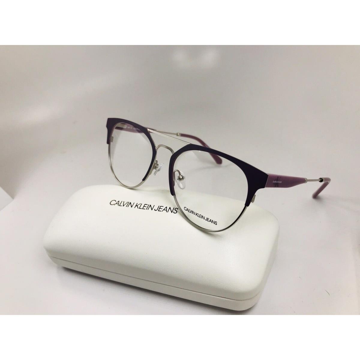 Calvin Klein Jeans CKJ18103 502 Plum Eyeglasses 51mm with Case