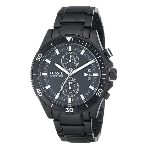 Fossil Men`s CH2936 Wakefield Chronograph Black Stainless Steel Watch