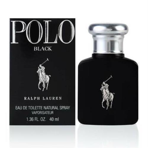 Polo Black by Ralph Lauren For Men 1.36 oz Edt Spray