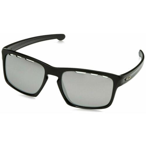 OO9262-4257 Mens Oakley Sliver Vented Sunglasses Polished Black Chrome Iridium