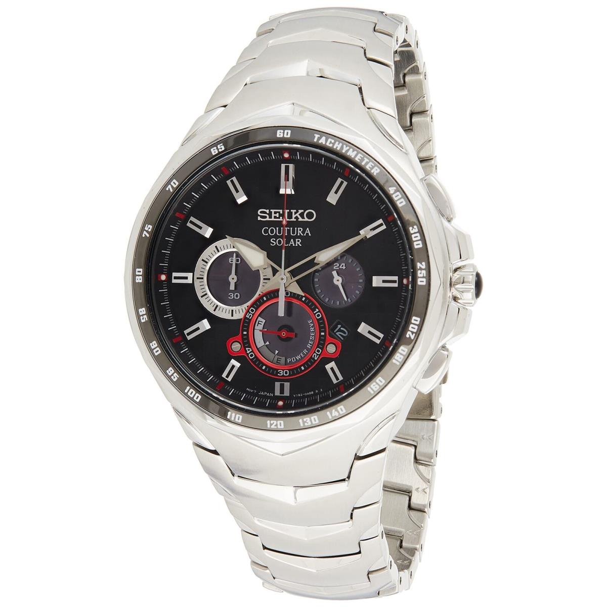 Seiko Men`s Quartz Stainless Strap Silver Casual Watch Model: SSC743