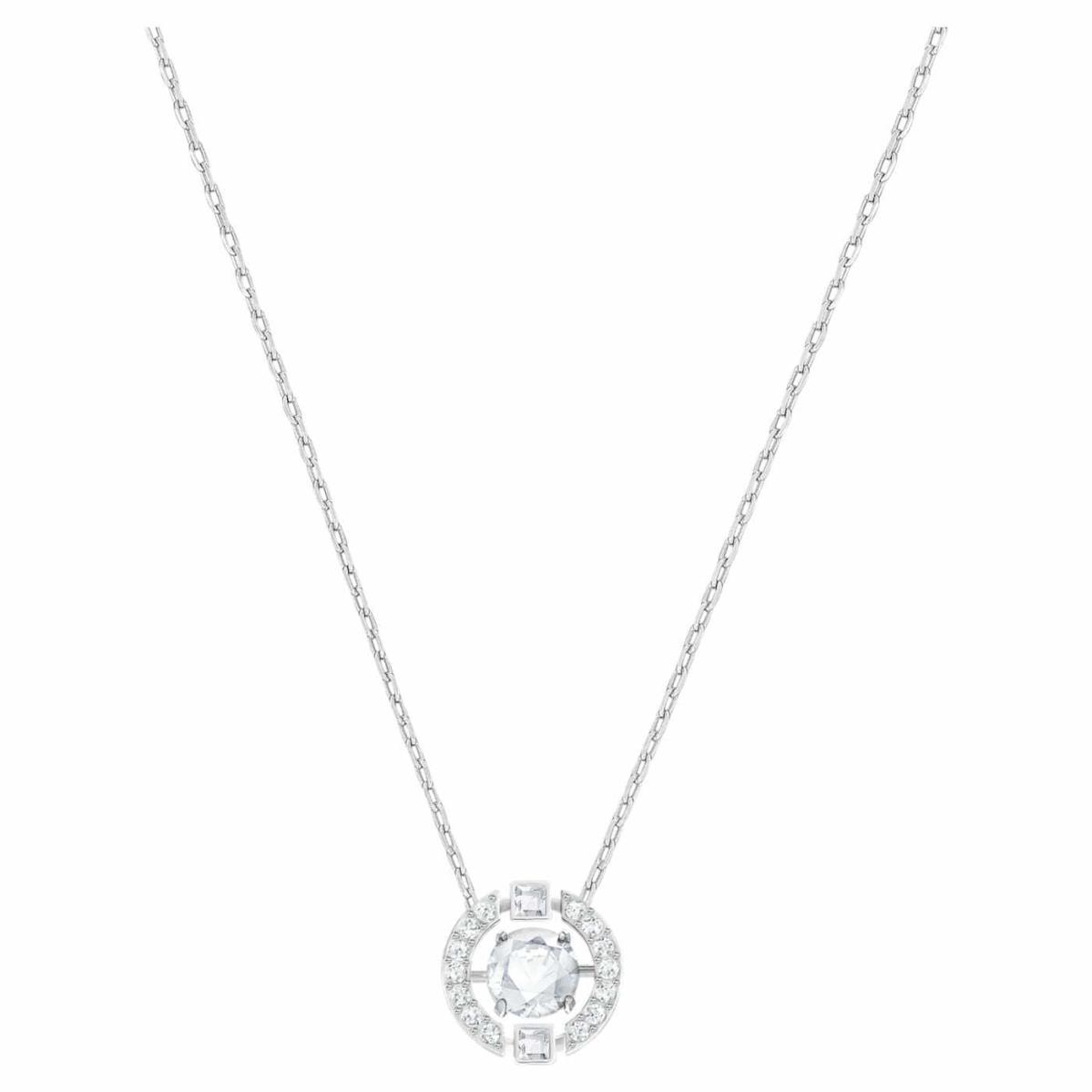 Swarovski Crystal Una Sparkling Dance Necklace Round 5286137