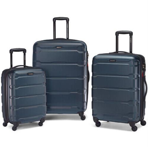 Samsonite Omni Hardside Luggage Nested Spinner Set 20 /24 /28 Teal 68311-282