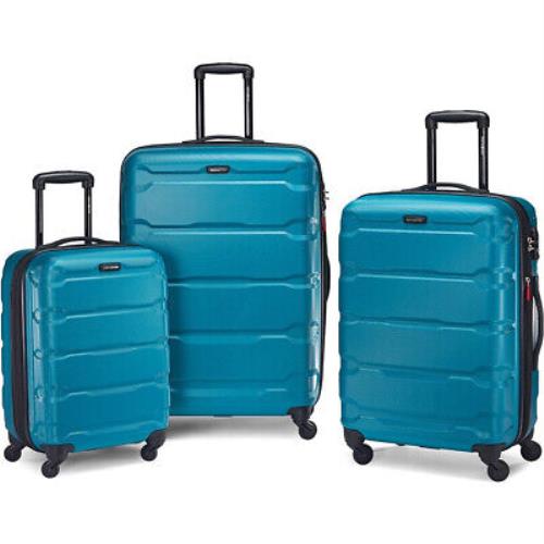 Samsonite Omni Hardside Luggage Set Nest SP20/24/28 Caribbean Blue 68311-2479