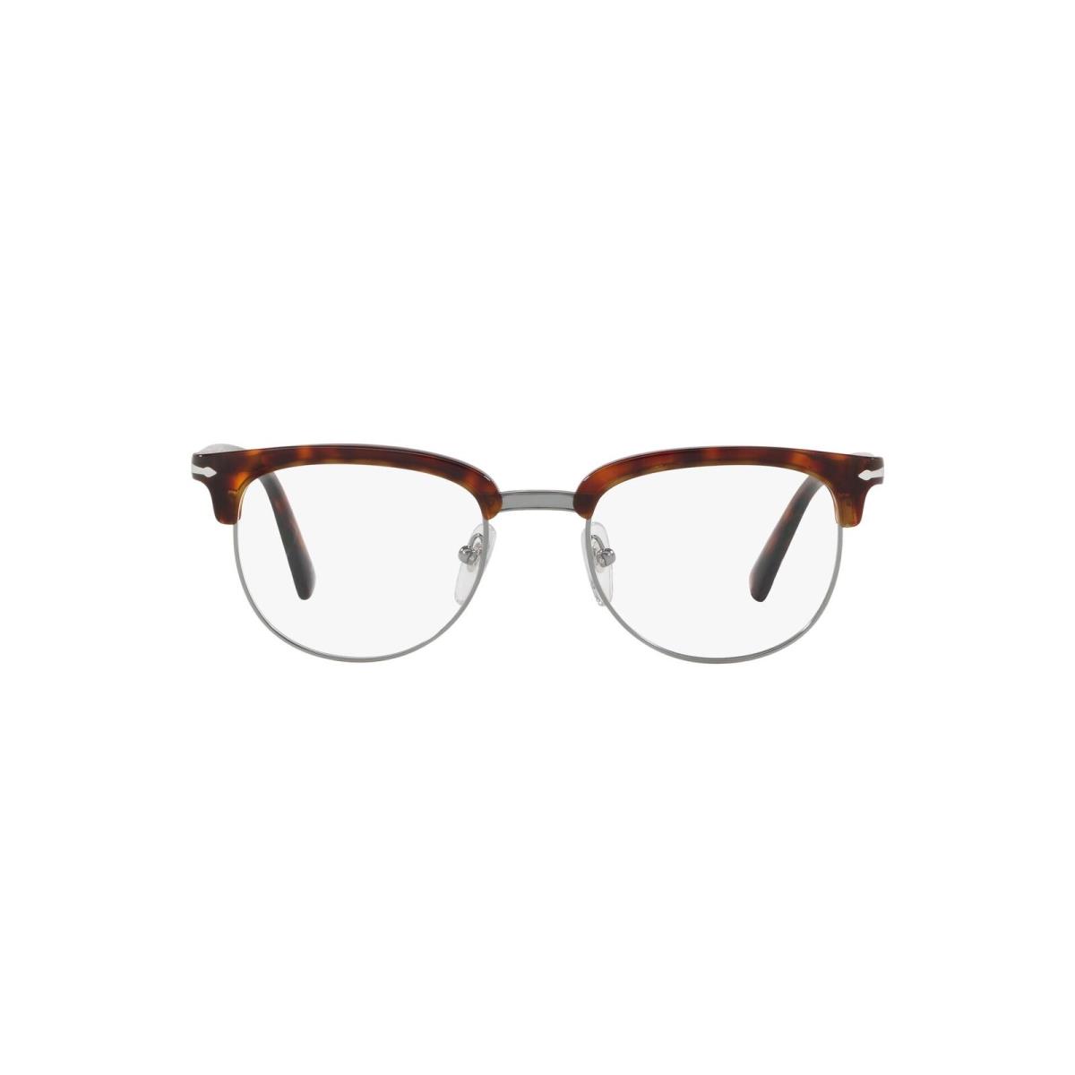 Persol PO3197V 24 Havana Demo Lens Butterfly 50 mm Men`s Eyeglasses