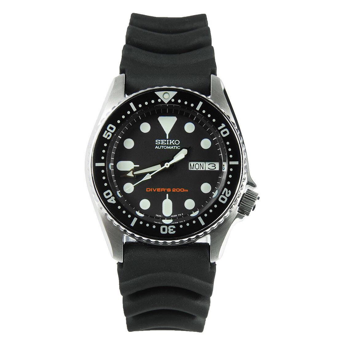 Seiko SKX013 Automatic Black Dial Stainless Steel 200m Divers Watch SKX013K1