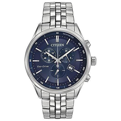 Citizen Sapphire Collection Eco-drive Chrono Blue Dial Men`s Watch AT2141-52L