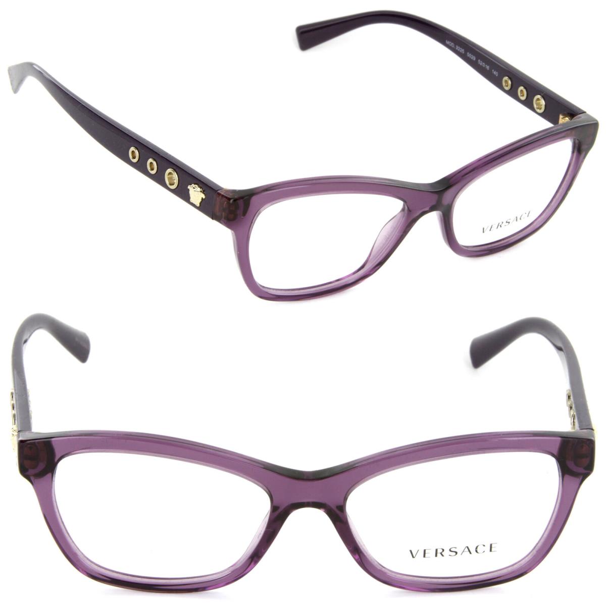 Versace VE 3225 5029 52mm Eyeglasses Transparent Violet / Demo Lens 52-16-140 - Frame: Transparent Violet
