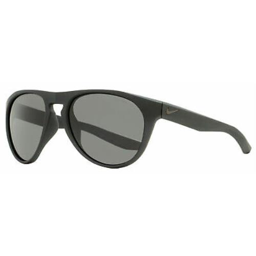 Nike Oval Sunglasses Essential Jaunt EV1008 001 Matte Black 56mm