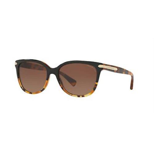 Coach Woman`s Polarized Sunglasses 0HC8132 Tortoise Lenses Acetate Frame 57mm
