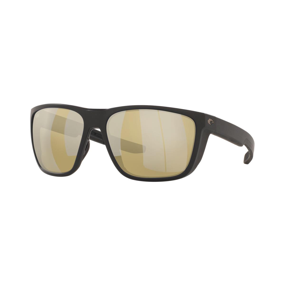 Costa Del Mar 06S 9002 Ferg 11 Matte Black Sunrise s 900228 Sunglasses - Frame: Black, Lens: Yellow