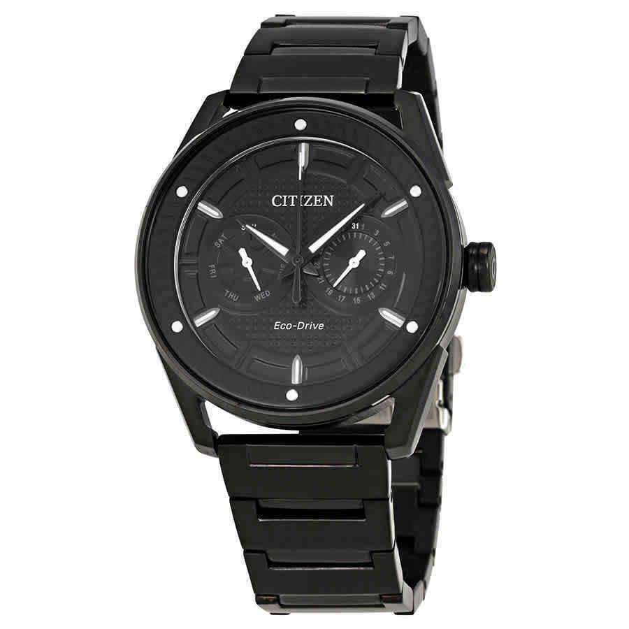 Citizen Cto Black Dial Men`s Watch BU4025-59E