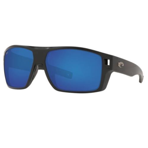 Costa Diego Polarized Sunglasses Matte Black / Blue Glass 580G DGO11OBMGLP