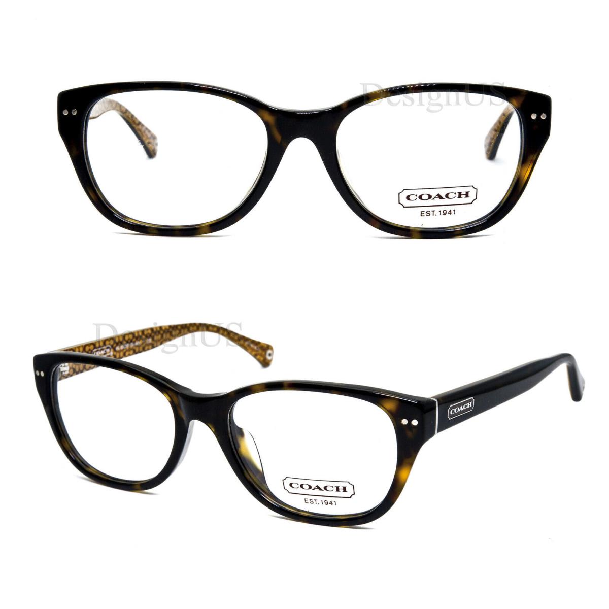 Coach HC6029F (susie) 5001 (dark Tortoise) HC6029F Susie 5001 Dark Tortoise Size 51/17/135 Eyeglasses